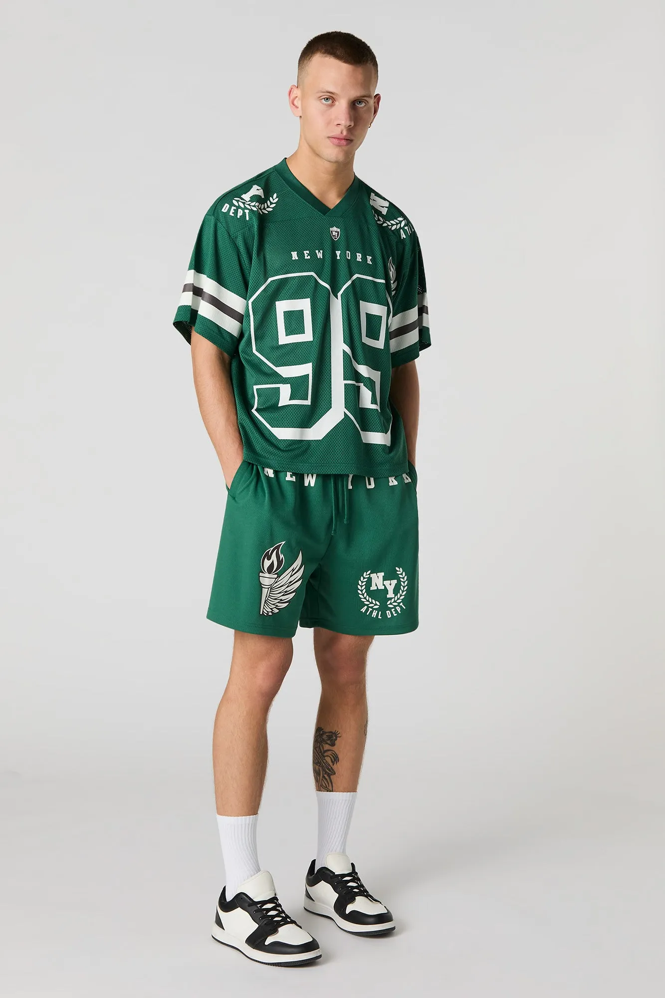 New York Graphic Mesh Active Short sold by Urban Planet product image thumbnail 5