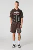 Short Active en filet imprimé sold by Urban Planet