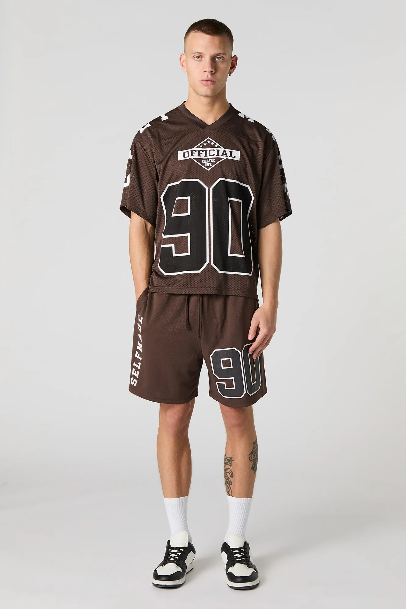 Short Active en filet imprimé sold by Urban Planet product image thumbnail 2