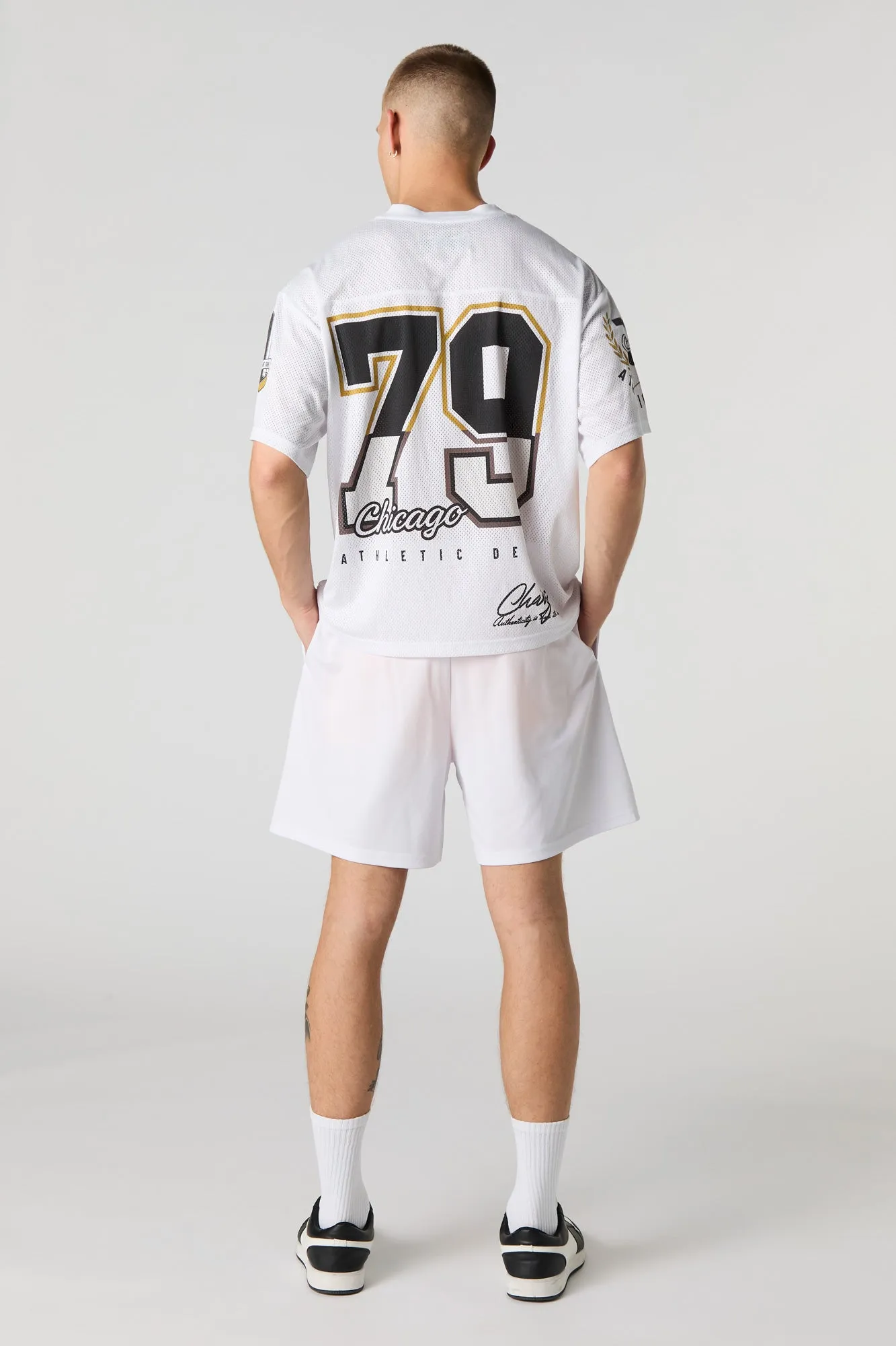 Short Active en filet à imprimé City sold by Urban Planet product image thumbnail 3