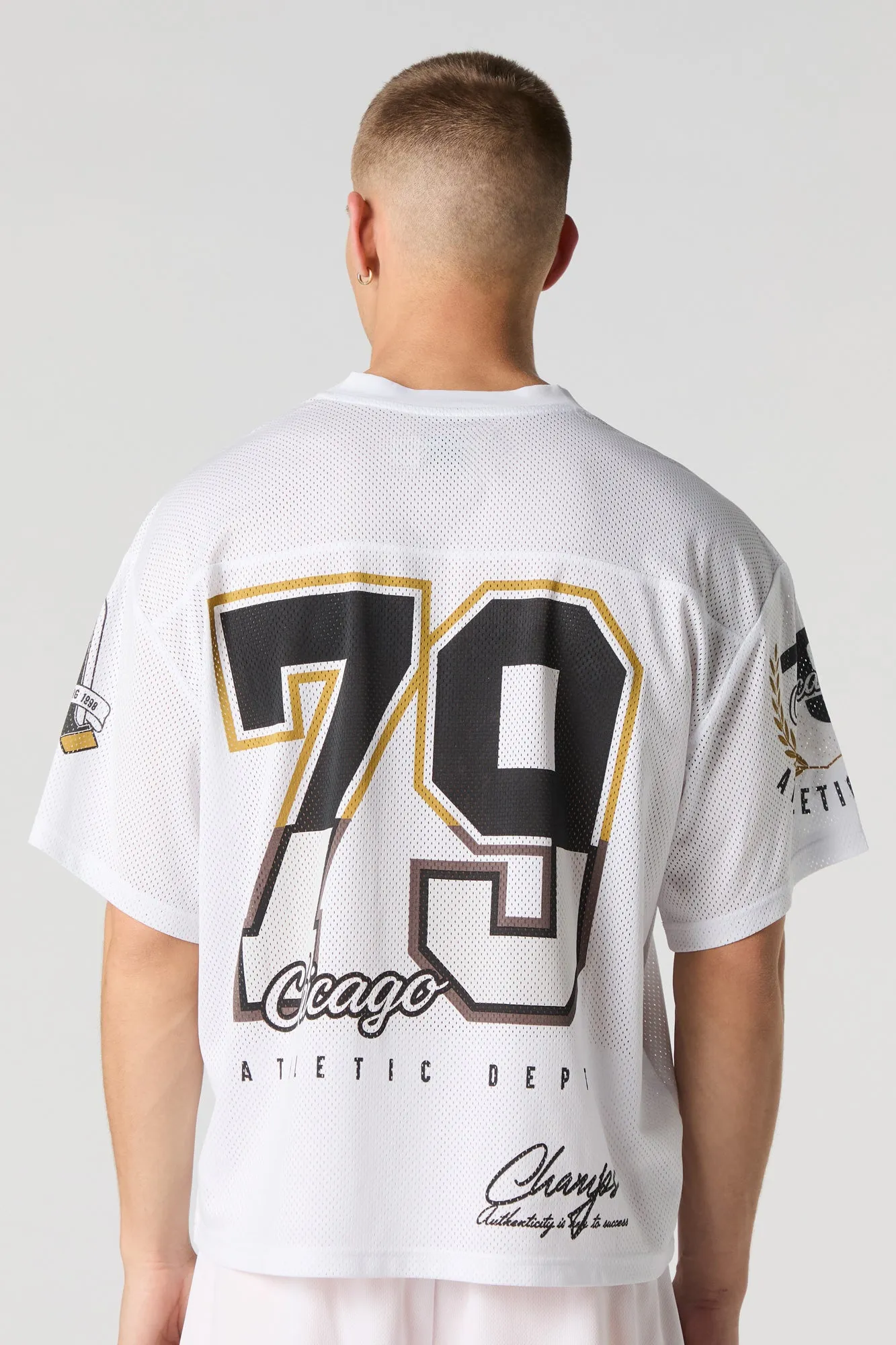 City Graphic Mesh Football Jersey sold by Urban Planet