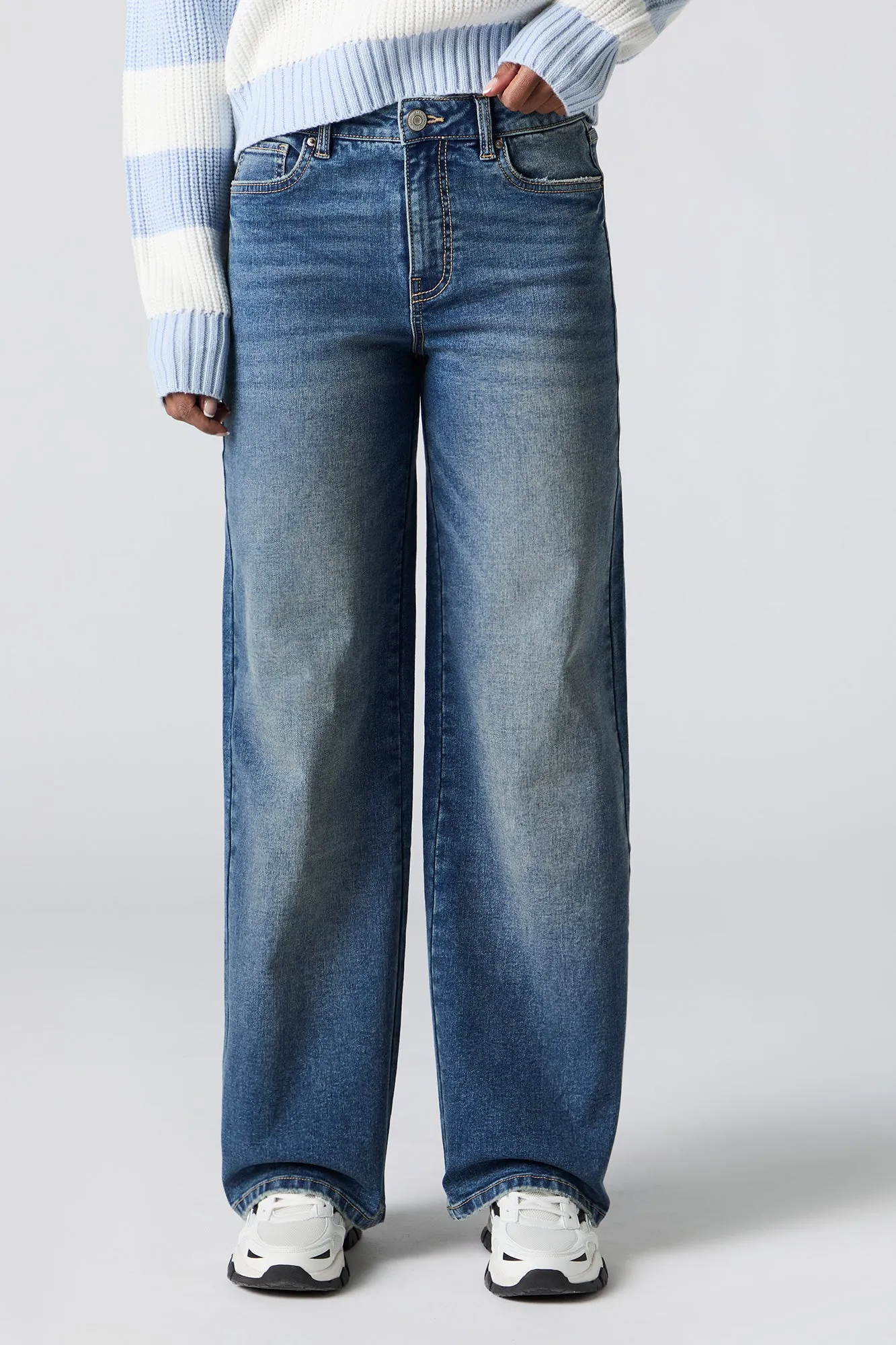 Stretch Baggy Vintage Dark Jean sold by Urban Planet product image thumbnail 2