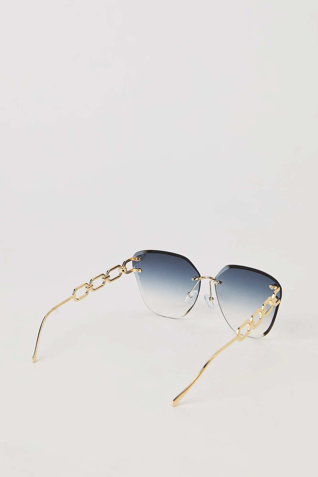 Rimless Chain Link Sunglasses sold by Urban Planet product image thumbnail 3
