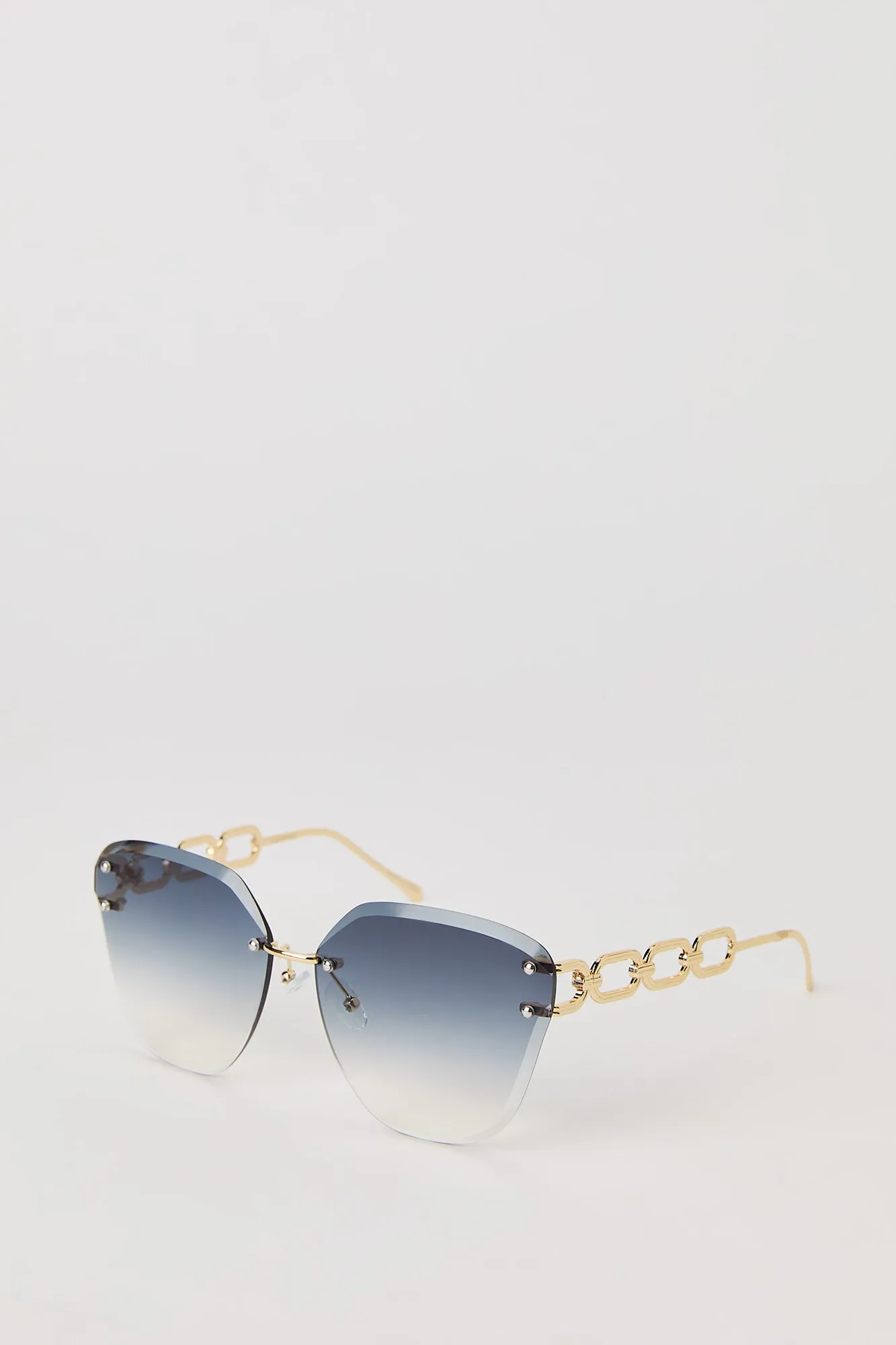 Rimless Chain Link Sunglasses sold by Urban Planet product image thumbnail 2