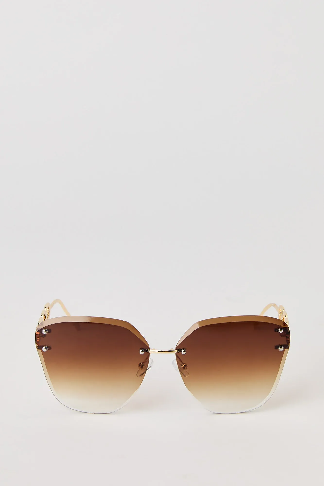 Rimless Chain Link Sunglasses sold by Urban Planet product image thumbnail 4