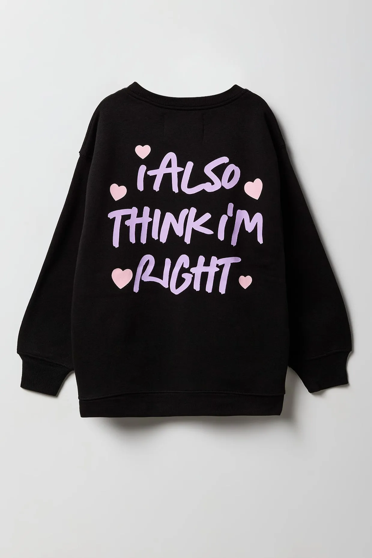 Graphic Oversized Fleece Sweatshirt sold by Urban Planet product image thumbnail 2