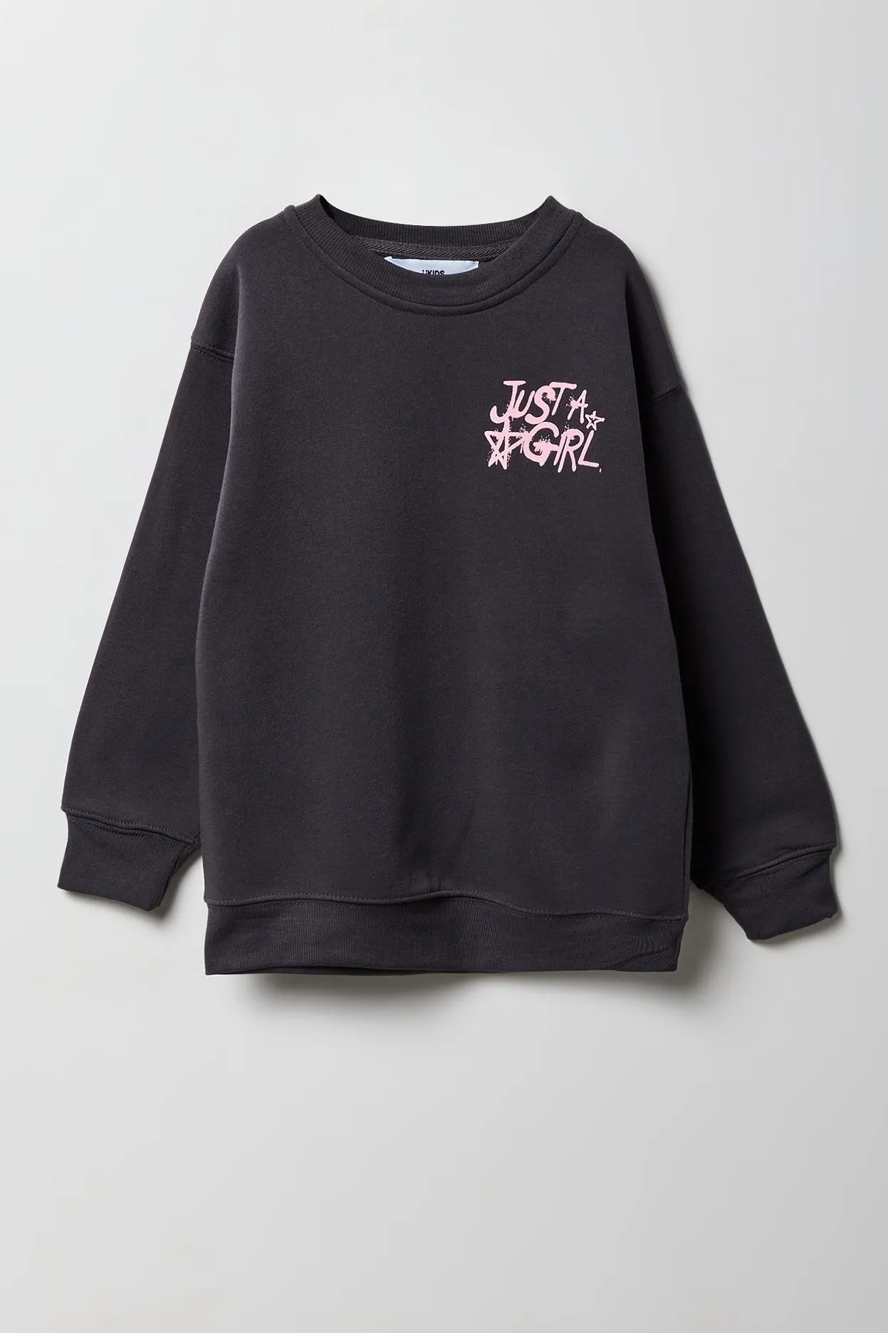 Graphic Oversized Fleece Sweatshirt sold by Urban Planet product image thumbnail 3