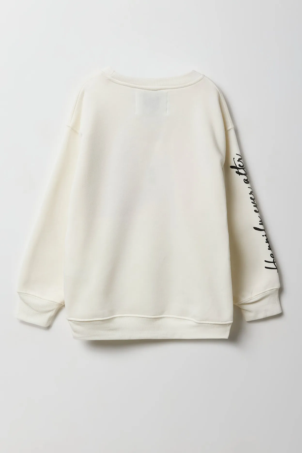 Flower Graphic Oversized Fleece Sweatshirt sold by Urban Planet product image thumbnail 2