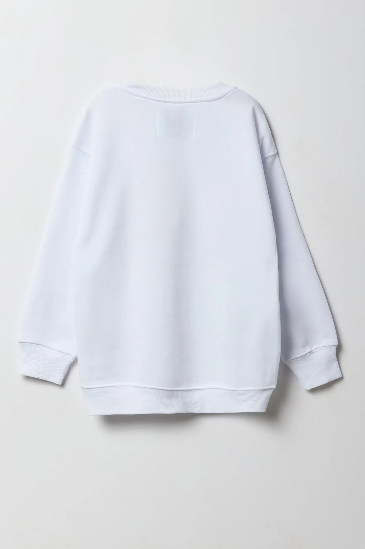 Bow Graphic Oversized Fleece Sweatshirt sold by Urban Planet product image thumbnail 2