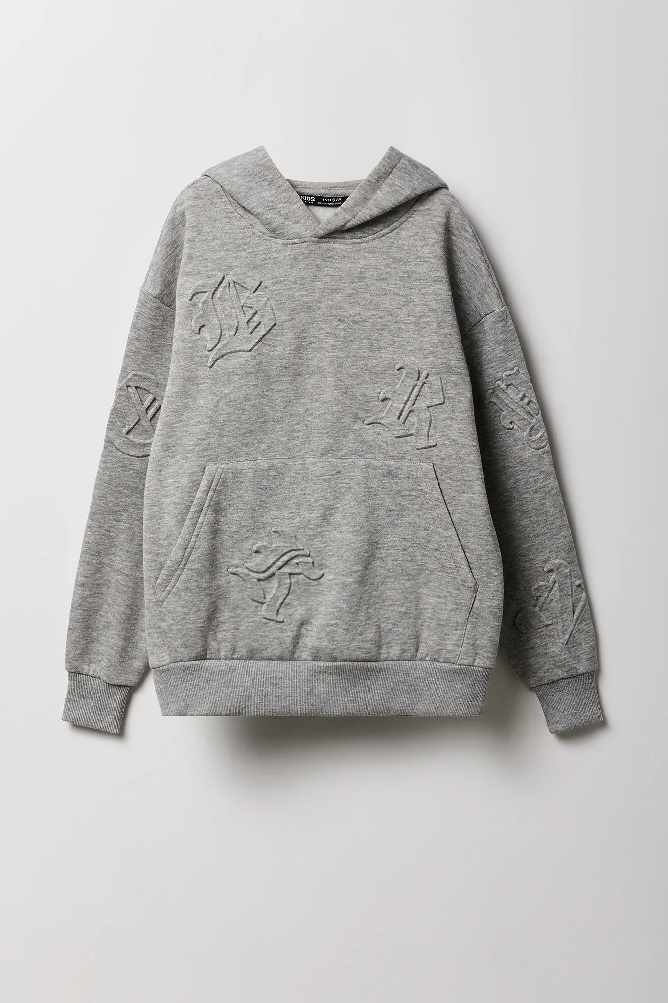 Haut à capuchon en molleton embossé pour enfant sold by Urban Planet product image thumbnail 5