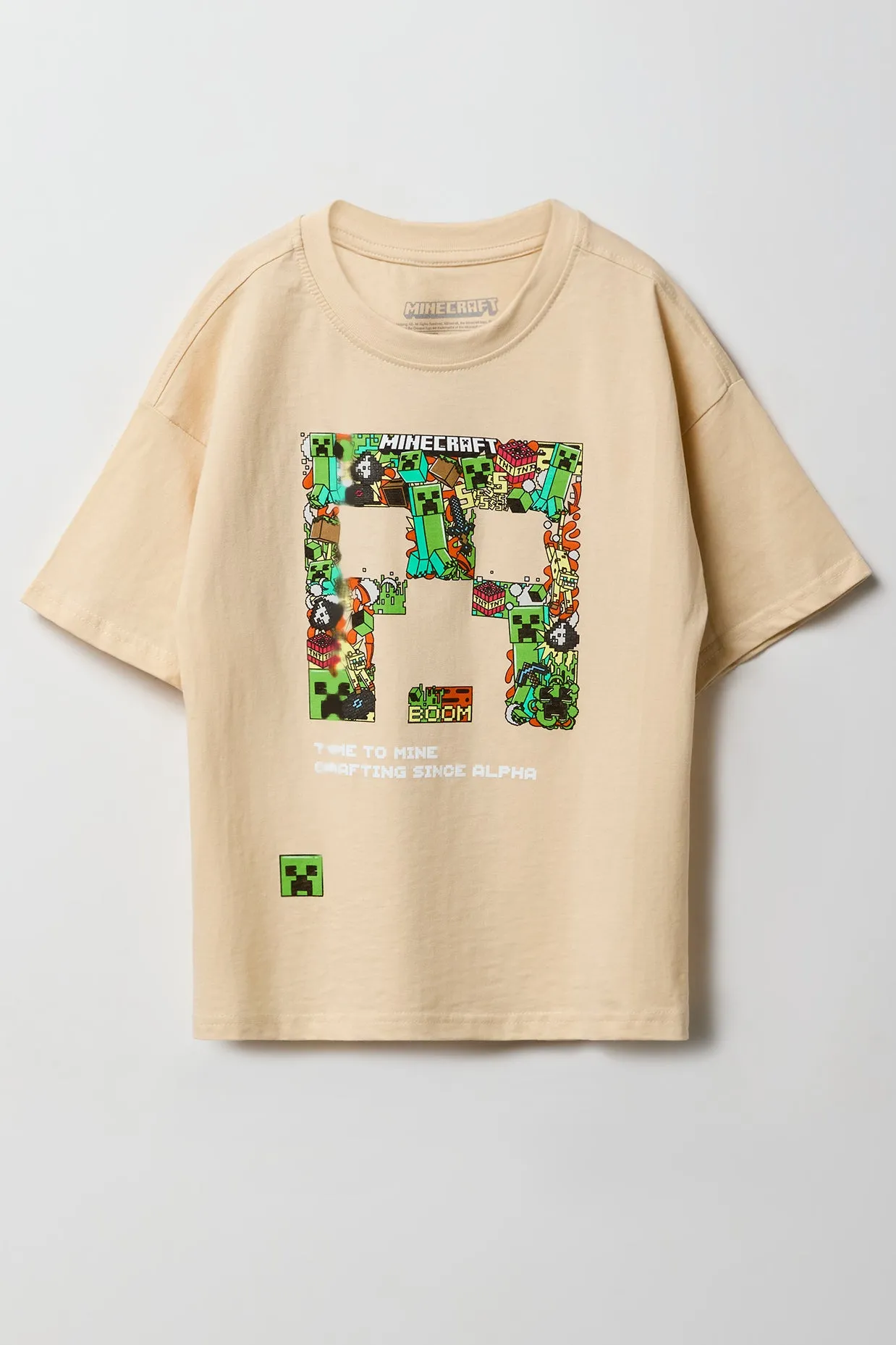 T-shirt à imprimé Minecraft pour enfant sold by Urban Planet