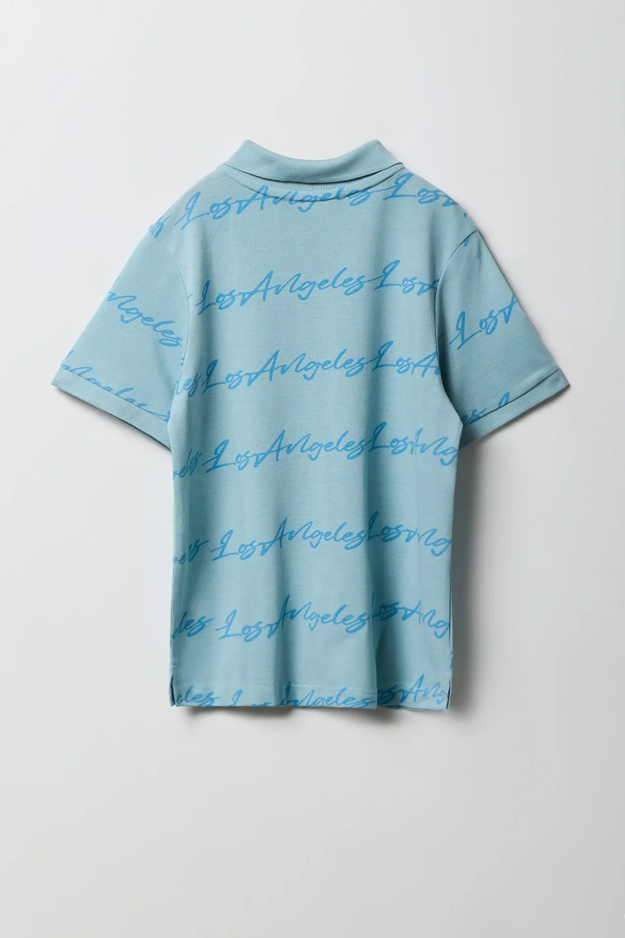 Boys Los Angeles Printed Polo Top sold by Urban Planet product image thumbnail 2