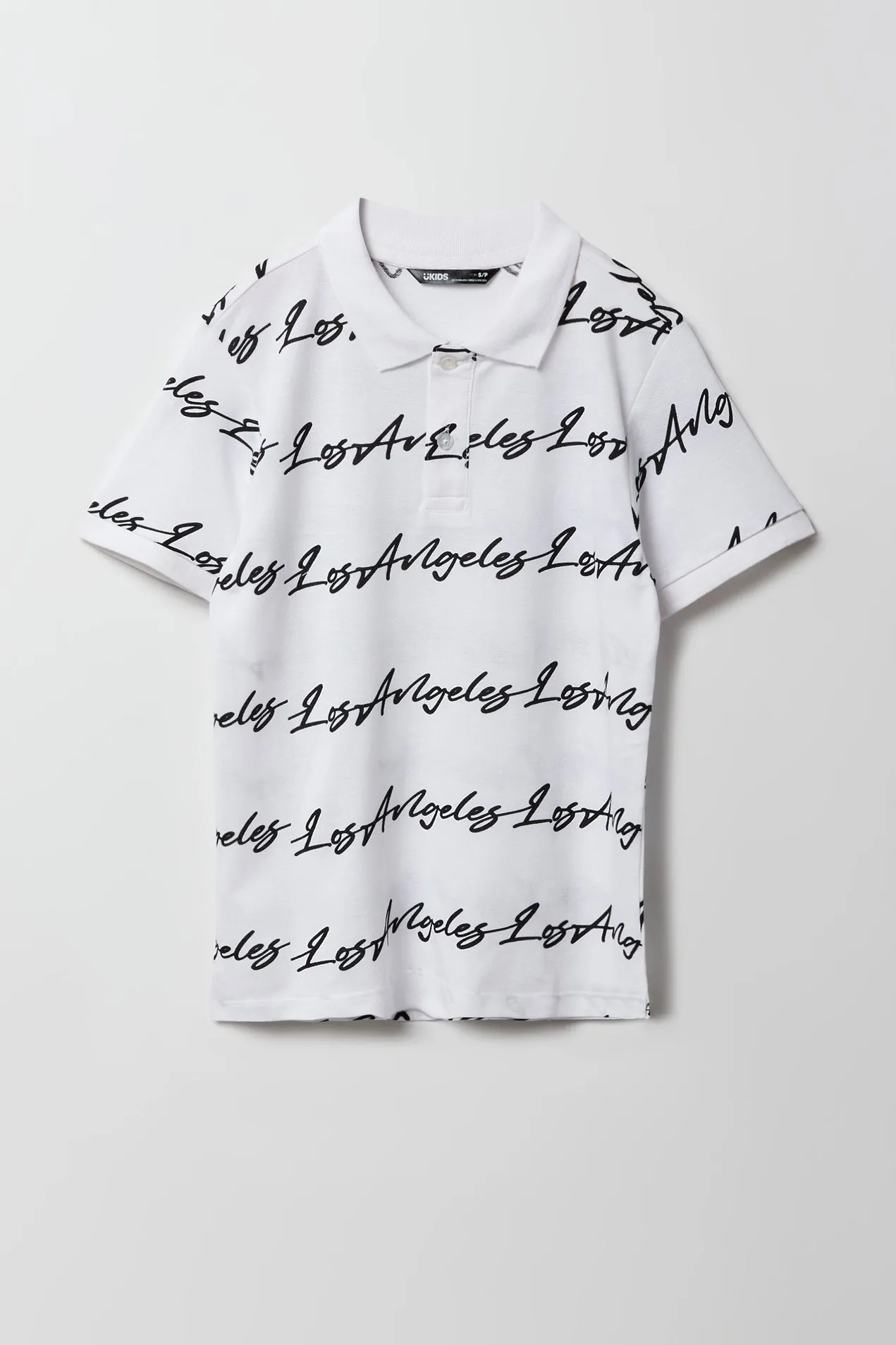 Boys Los Angeles Printed Polo Top sold by Urban Planet product image thumbnail 5
