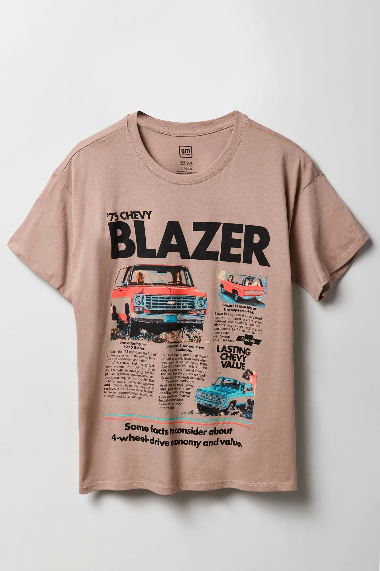 Chevy Blazer Graphic Boyfriend T-Shirt sold by Urban Planet