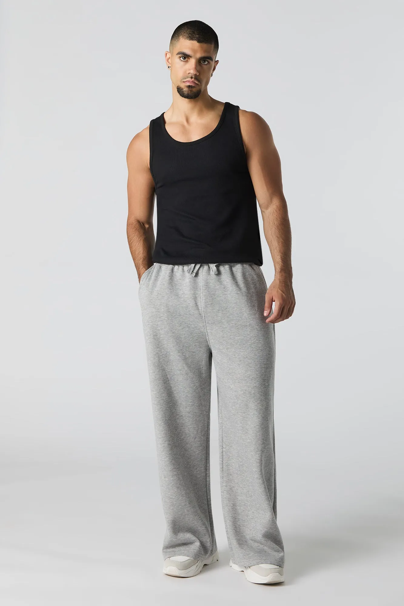 Pantalon en molleton à jambe large sold by Urban Planet product image thumbnail 2