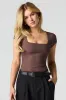 Ribbed Square Neck Bodysuit sold by Urban Planet