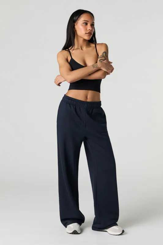 Fleece Wide Leg Sweatpant sold by Urban Planet