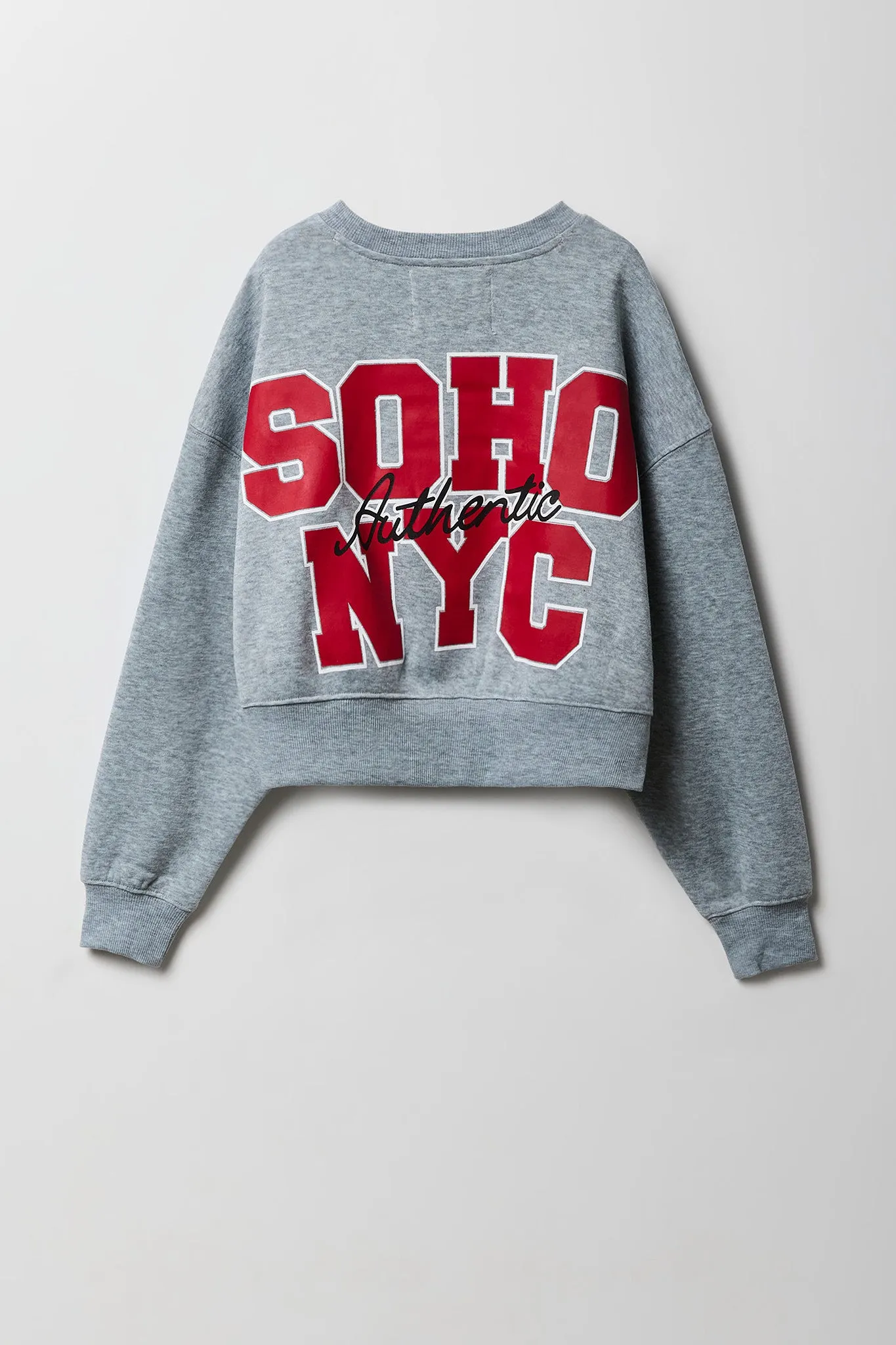 Girls Active Graphic Fleece Sweatshirt & Short 2 Piece Set sold by Urban Planet product image thumbnail 3