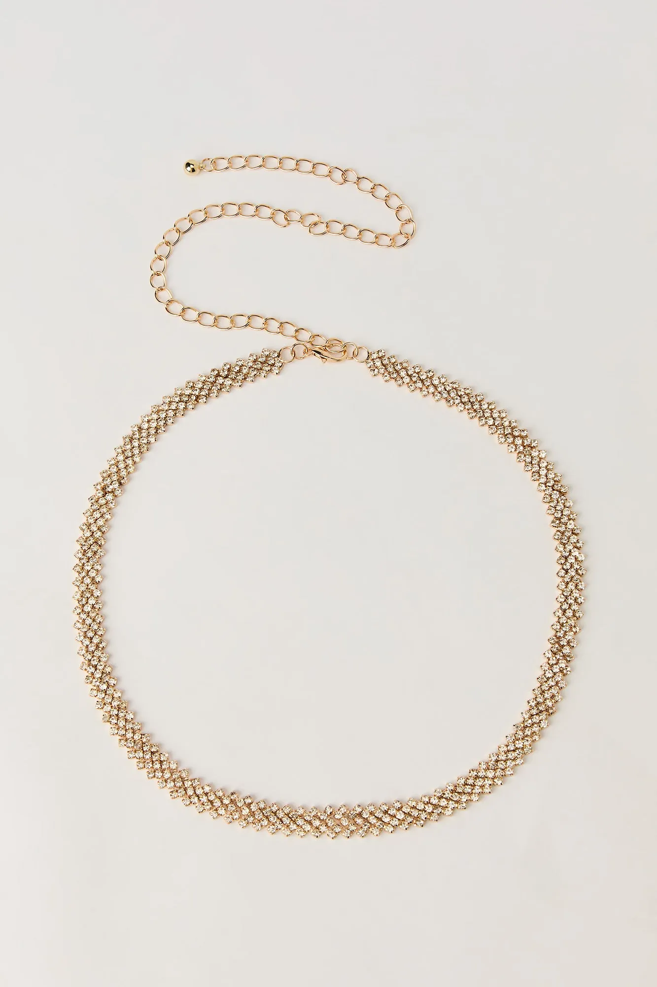 Rhinestone Chain Belt sold by Urban Planet product image thumbnail 3