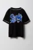 Jersey de baseball à imprimé Sonic pour garçon sold by Urban Planet