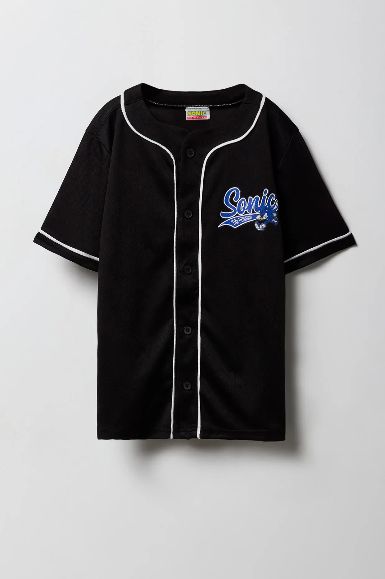 Jersey de baseball à imprimé Sonic pour garçon sold by Urban Planet product image thumbnail 2