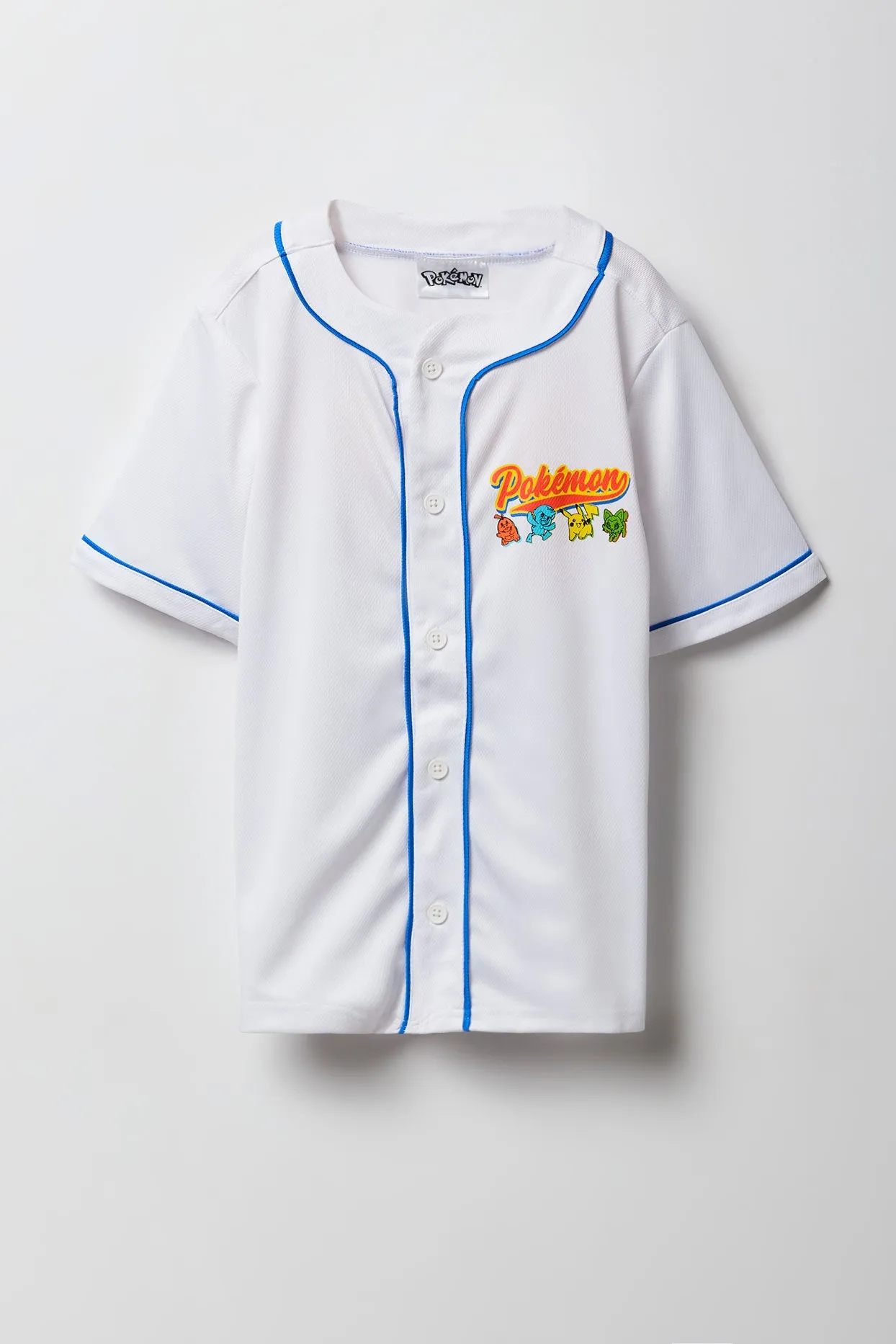 Boys Pokémon Graphic Baseball Jersey sold by Urban Planet product image thumbnail 2