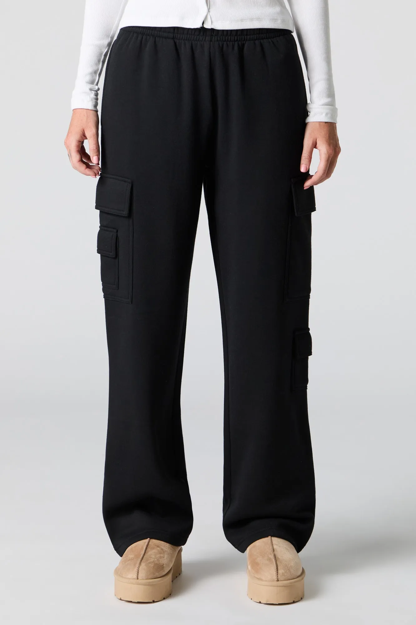 Fleece Cargo Sweatpant sold by Urban Planet product image thumbnail 5