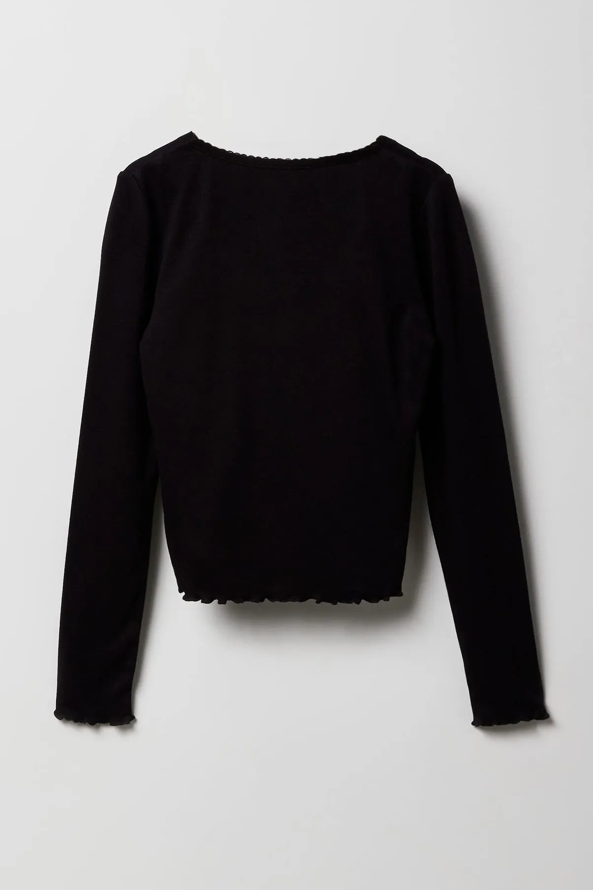 Girls Button Front Long Sleeve Top & Cami 2 Piece Set sold by Urban Planet product image thumbnail 4