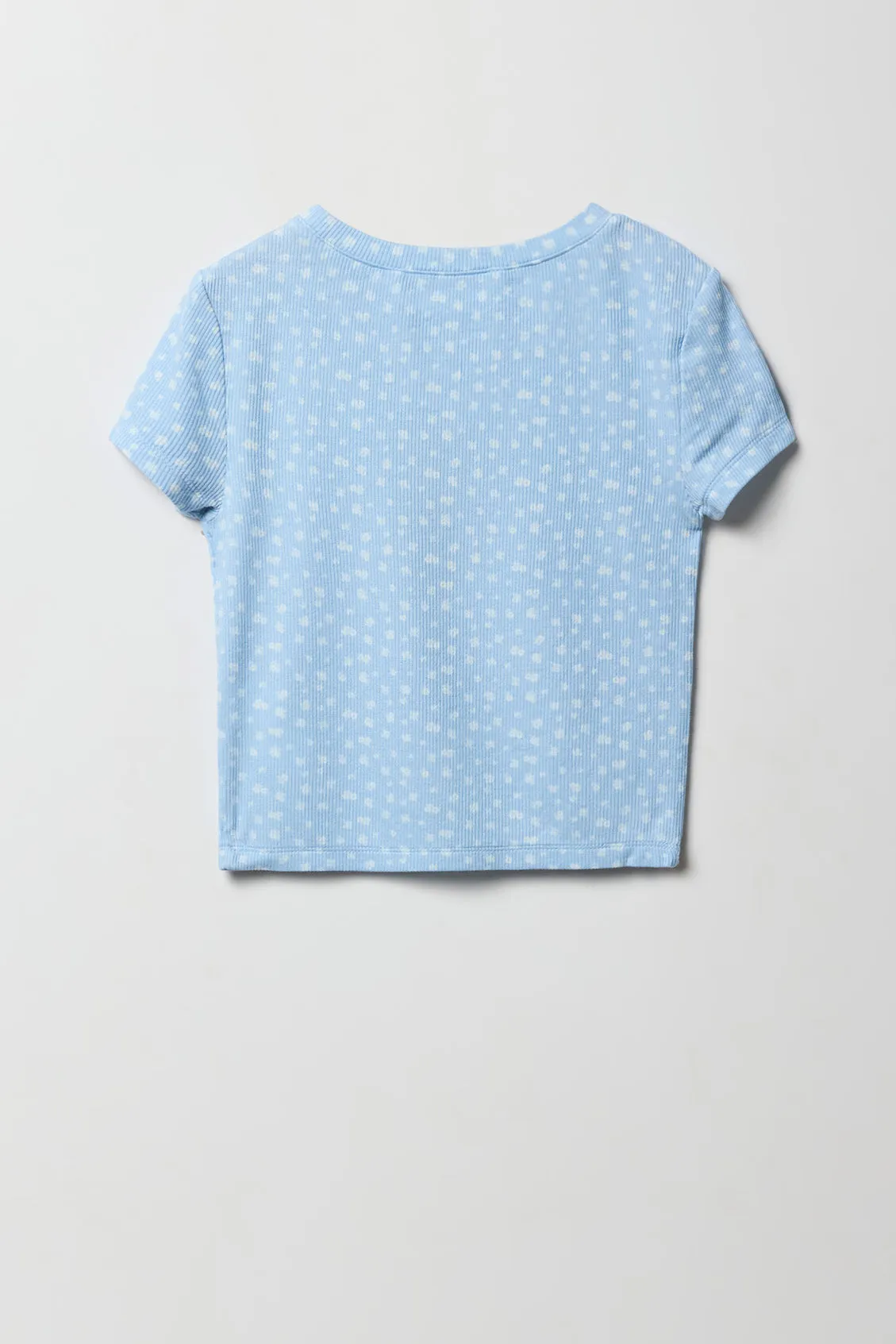 T-shirt ultracourt côtelé pour fille sold by Urban Planet product image thumbnail 2