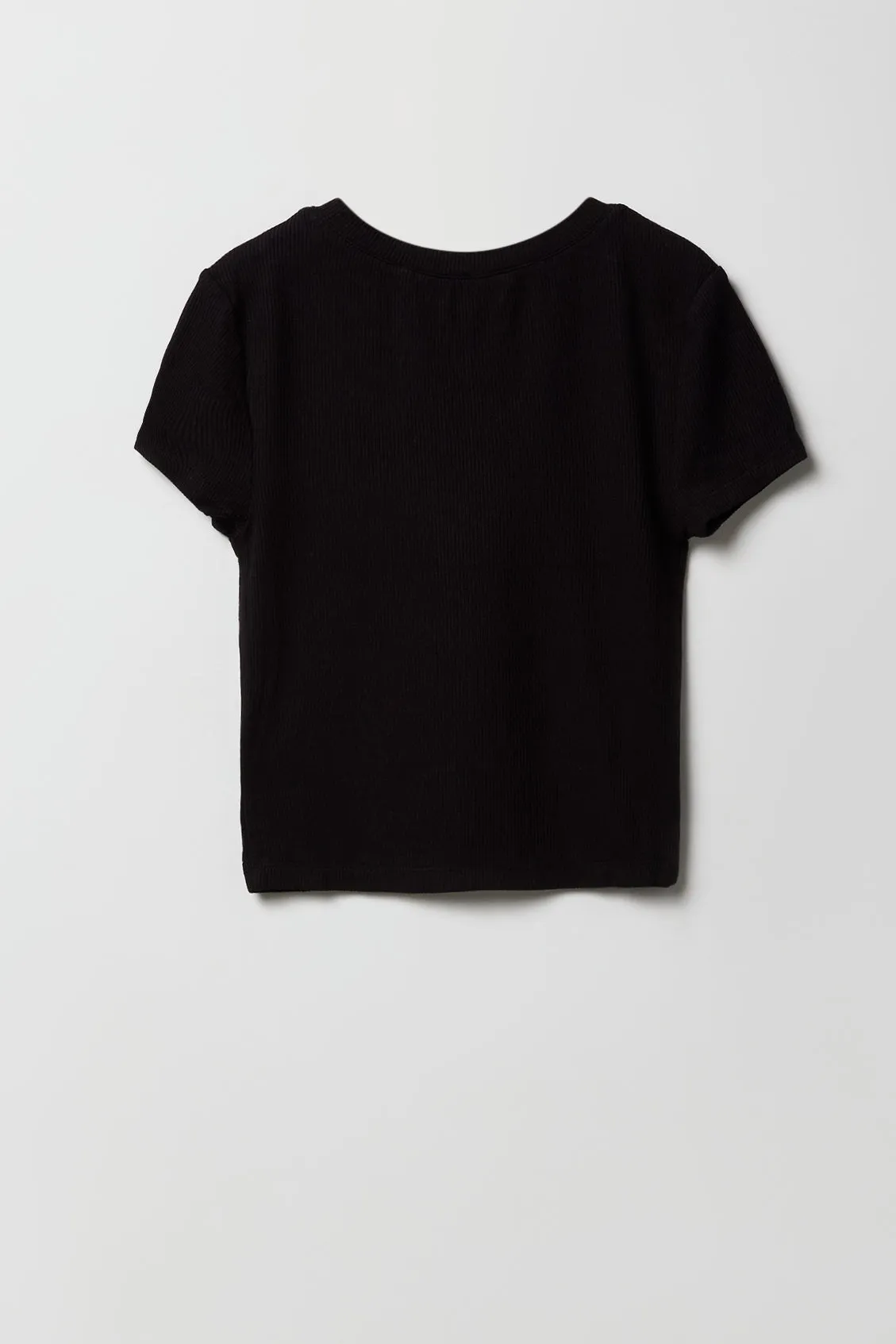 T-shirt ultracourt côtelé pour fille sold by Urban Planet product image thumbnail 4