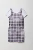 Ensemble deux pièces robe en tricot à carreaux et t-shirt pour filles sold by Urban Planet