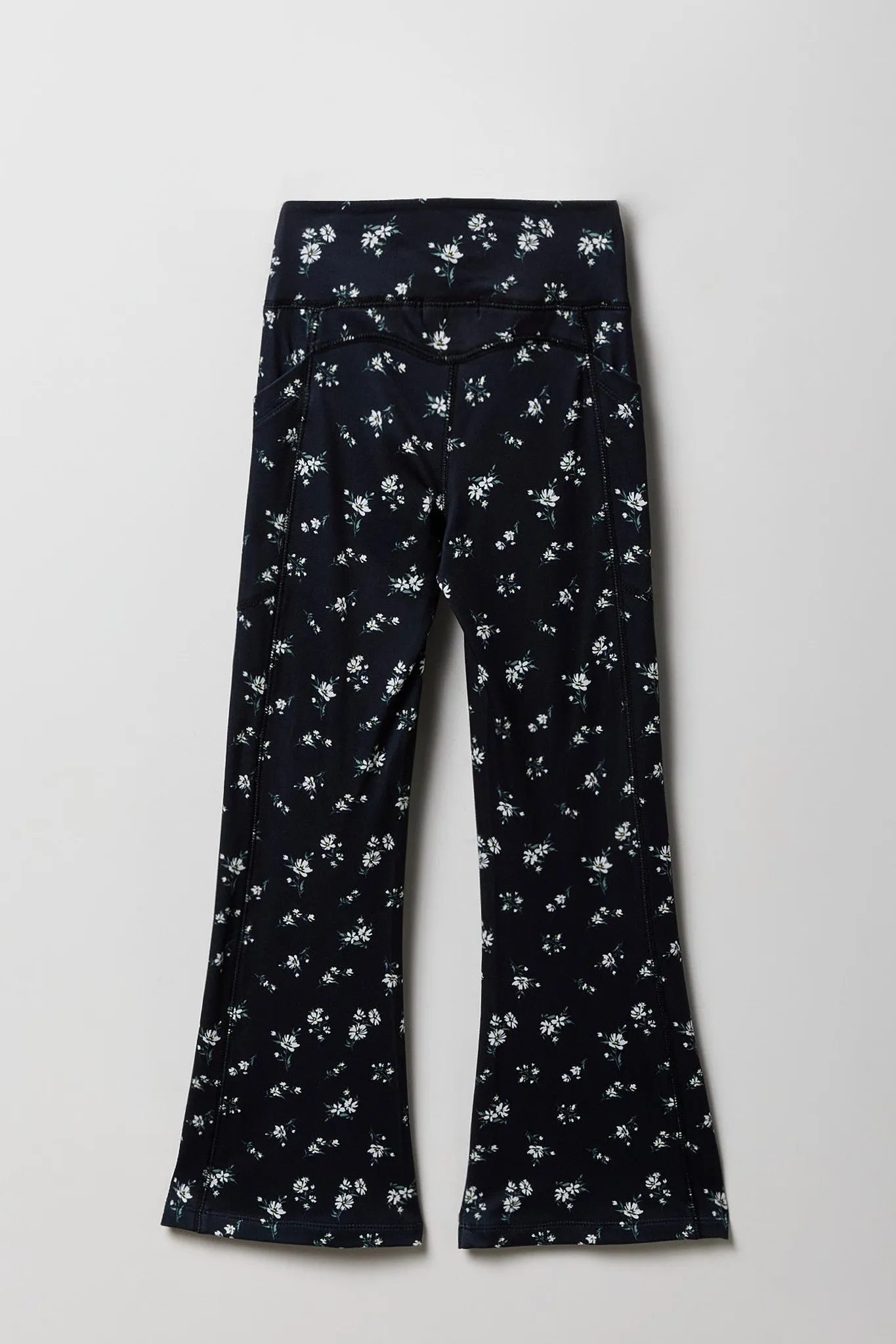 Girls Floral Side Pocket Flare Legging sold by Urban Planet product image thumbnail 2