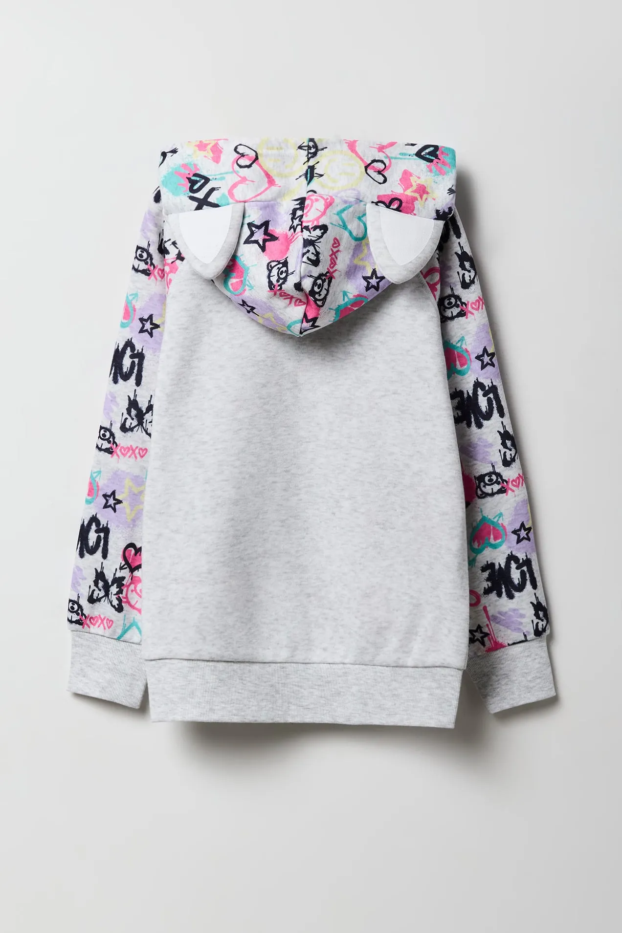 Girls Cat Character Hoodie sold by Urban Planet product image thumbnail 3