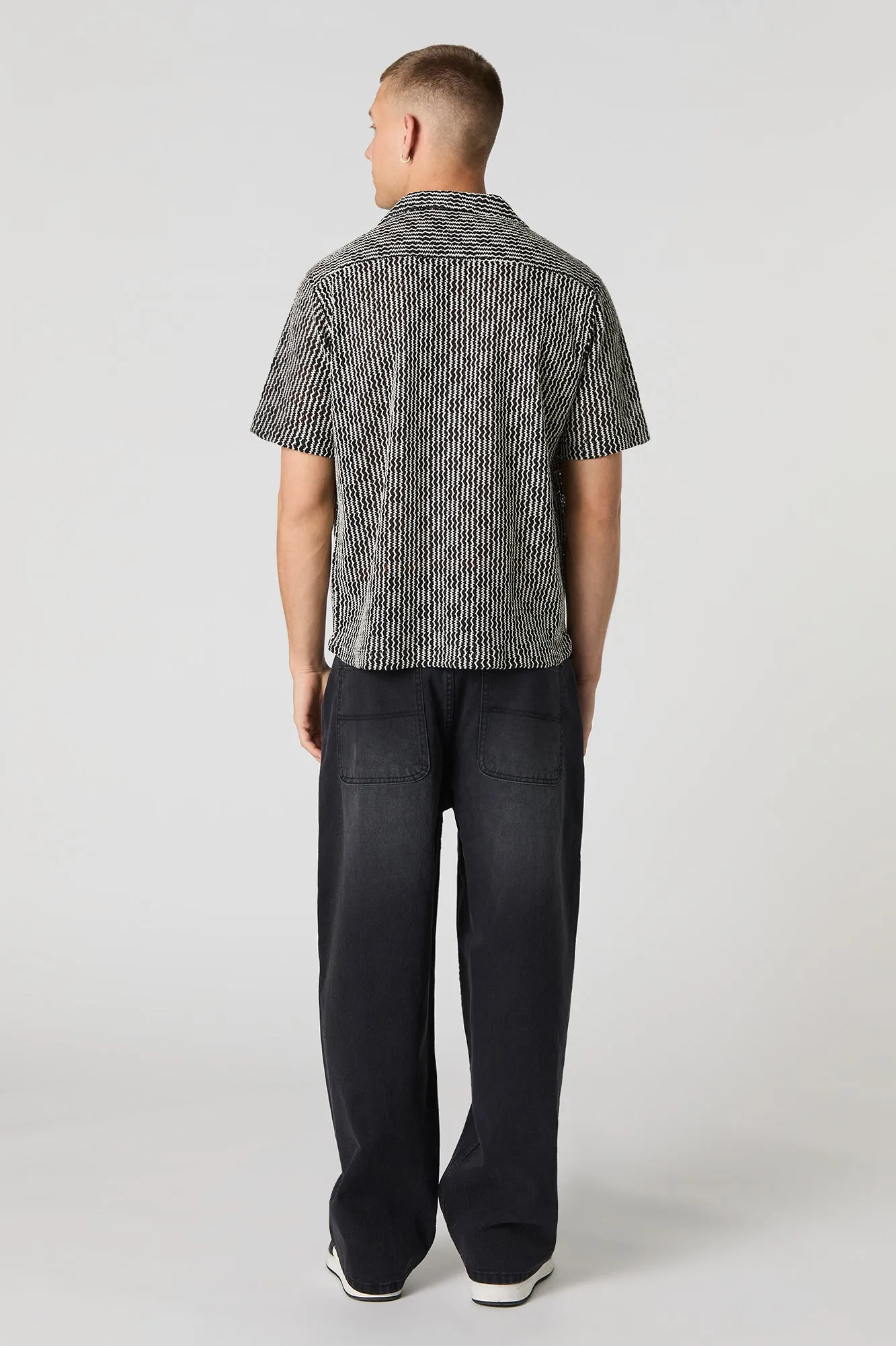 Black Wide Leg Jean sold by Urban Planet product image thumbnail 3