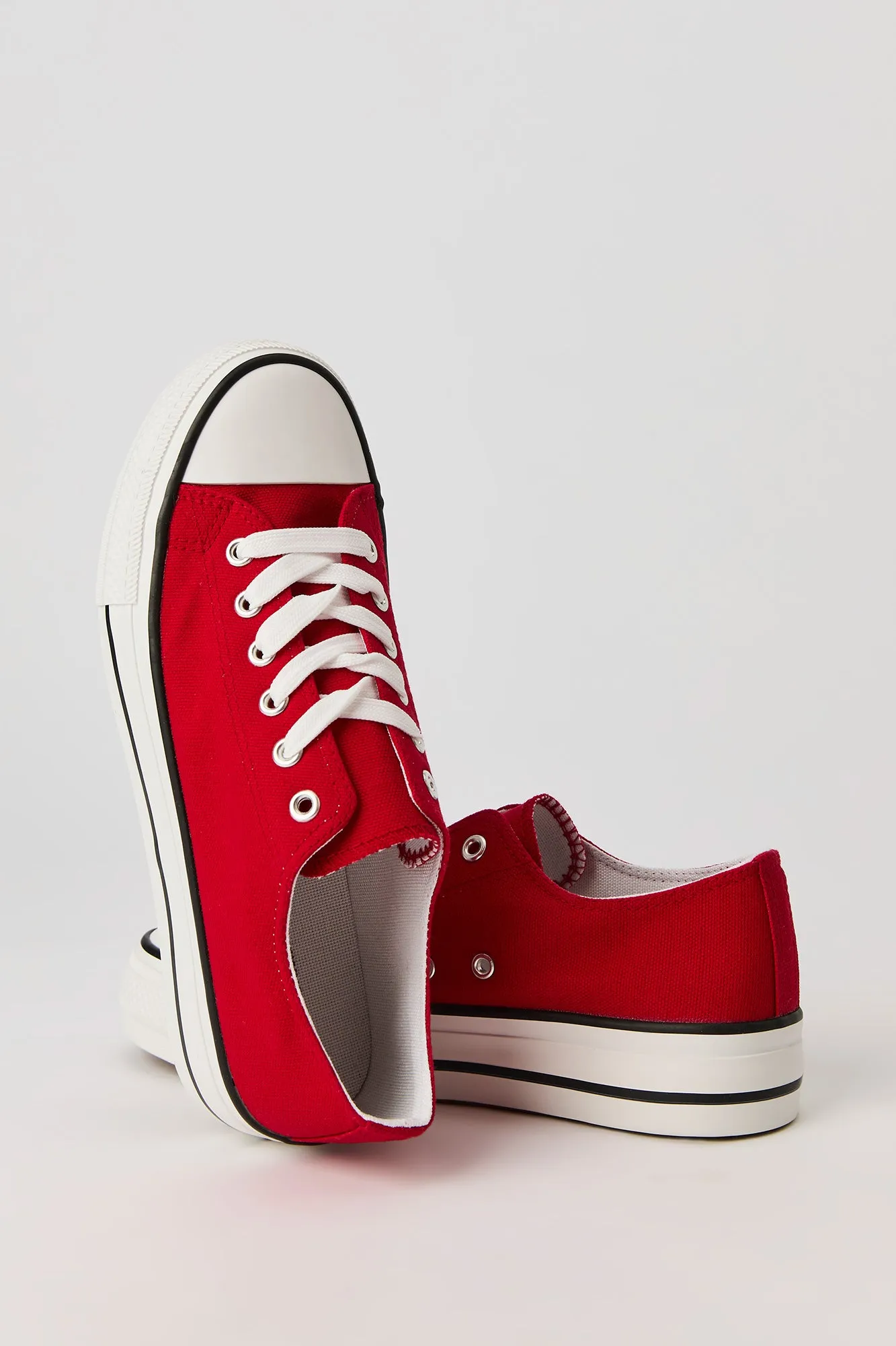 Low Top Platform Canvas Sneaker sold by Urban Planet