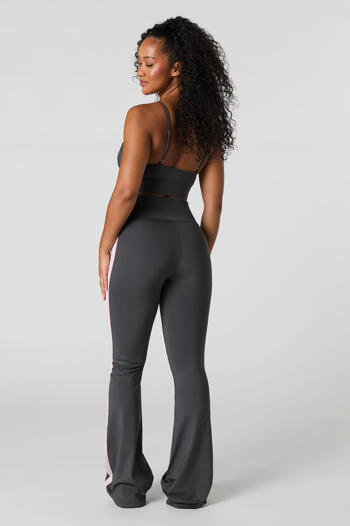 Active Side Striped Flare Legging sold by Urban Planet product image thumbnail 3