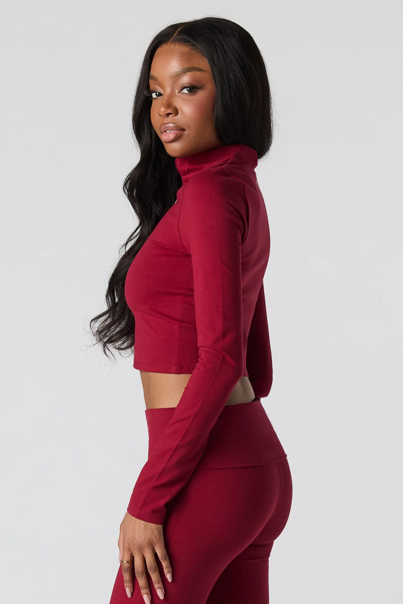 Active Zip-Up Long Sleeve Top sold by Urban Planet product image thumbnail 2