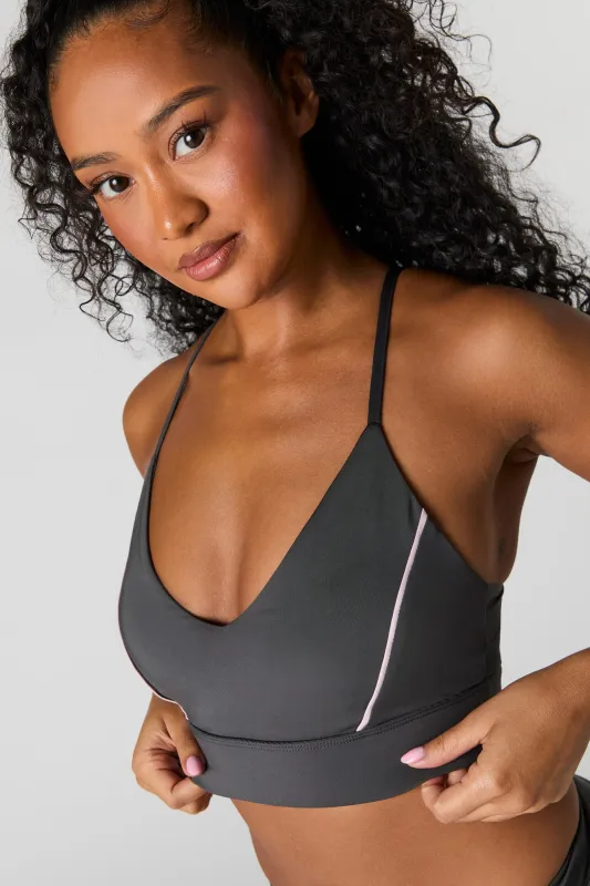 Active Piping Detail Sports Bra sold by Urban Planet