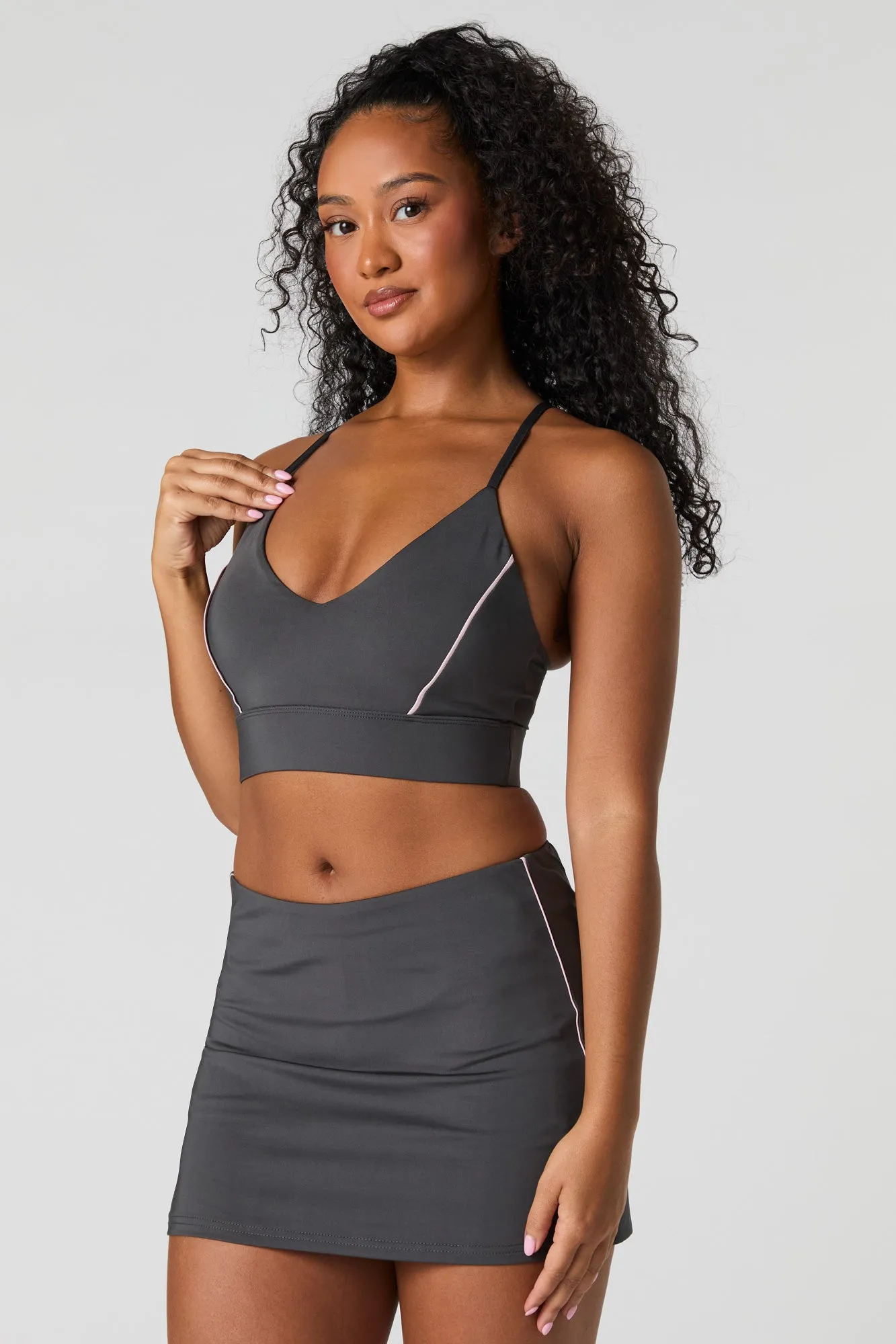 Soutien-gorge sport avec détail passepoil Active sold by Urban Planet product image thumbnail 4
