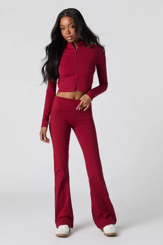 Foldover Waist Flare Pant sold by Urban Planet