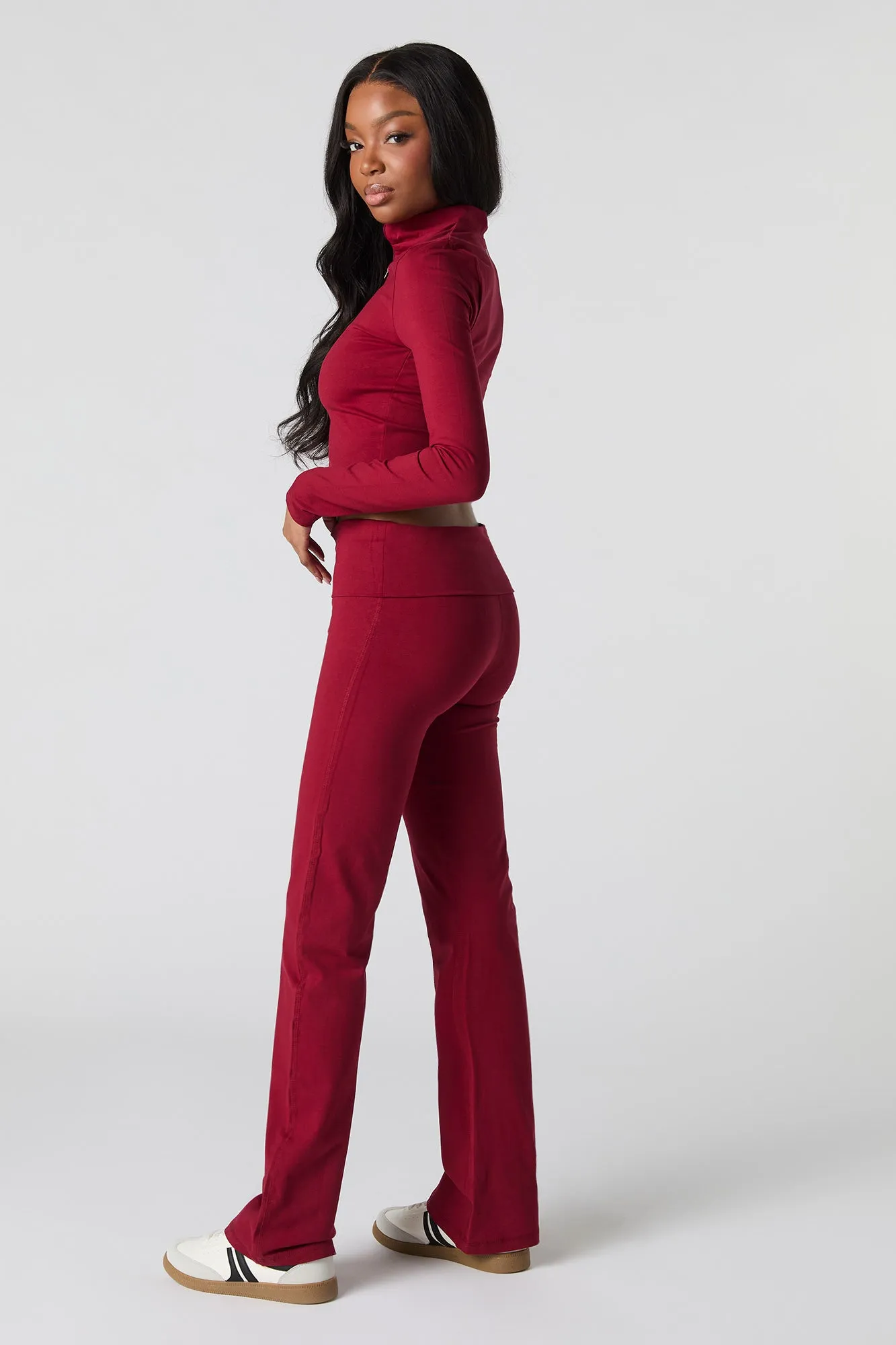 Foldover Waist Flare Pant sold by Urban Planet product image thumbnail 3