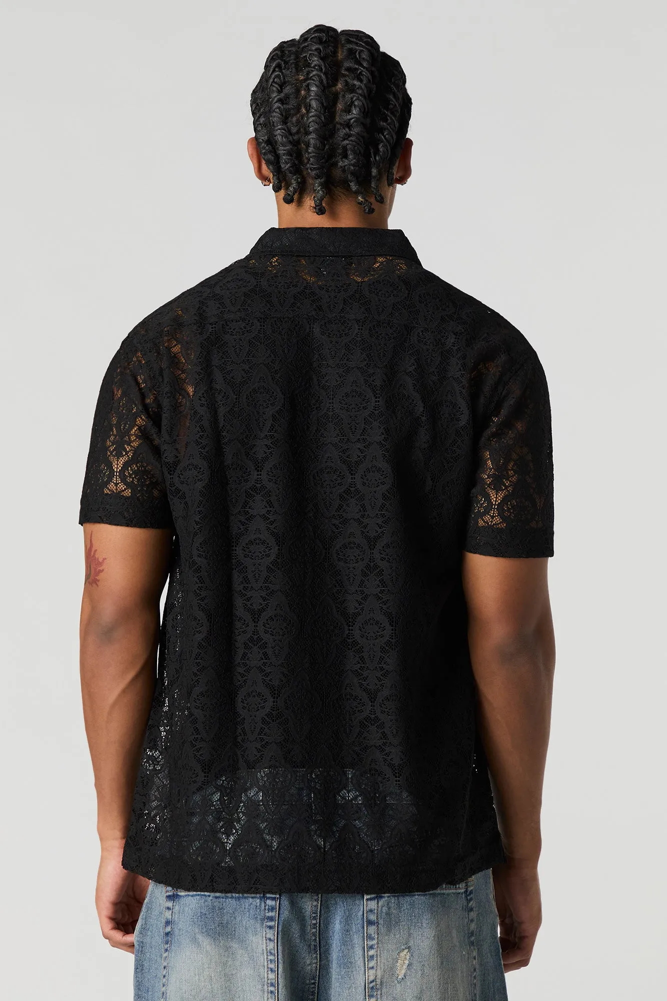 Haut boutonné en dentelle sold by Urban Planet product image thumbnail 5