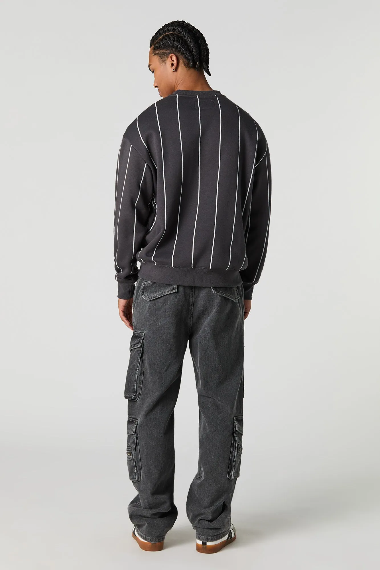 Jean cargo rigide avec poches multiples sold by Urban Planet product image thumbnail 3