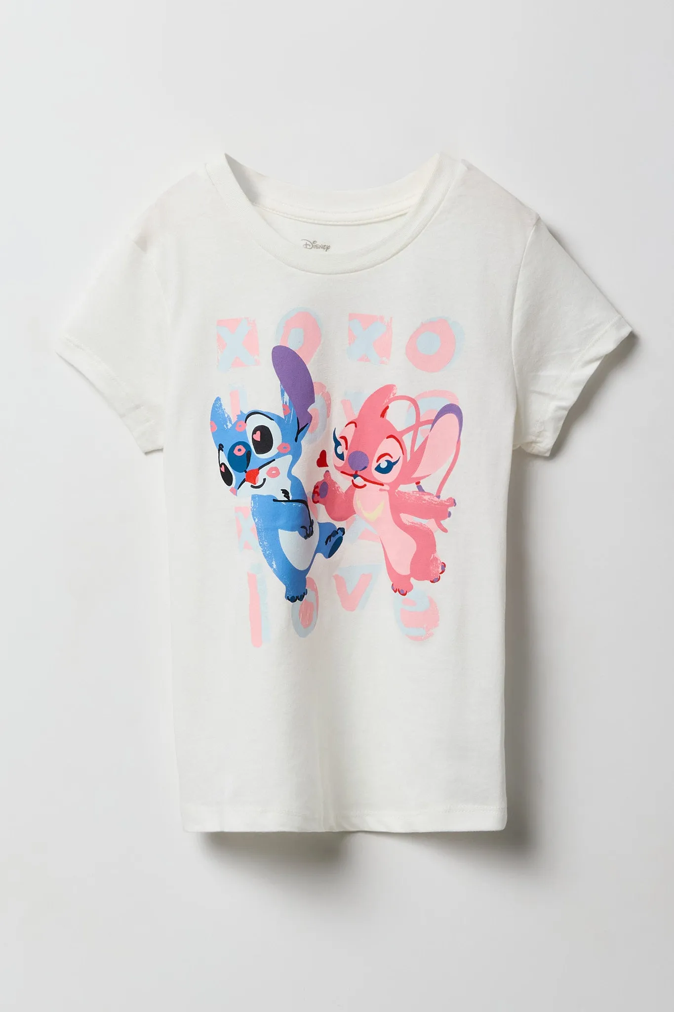 Girls Stitch & Angel T-Shirt sold by Urban Planet