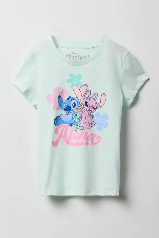 T-shirt à imprimé Aloha Stitch pour fille sold by Urban Planet