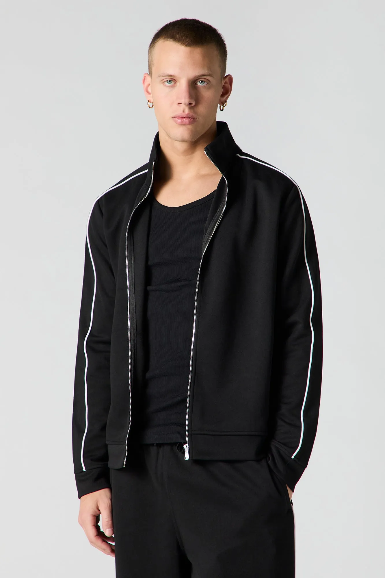 Contrast Piping Track Jacket sold by Urban Planet product image thumbnail 4