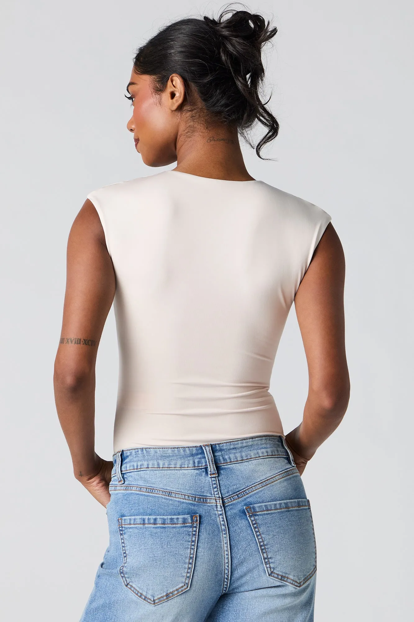 Contour Cap Sleeve Bodysuit sold by Urban Planet product image thumbnail 2
