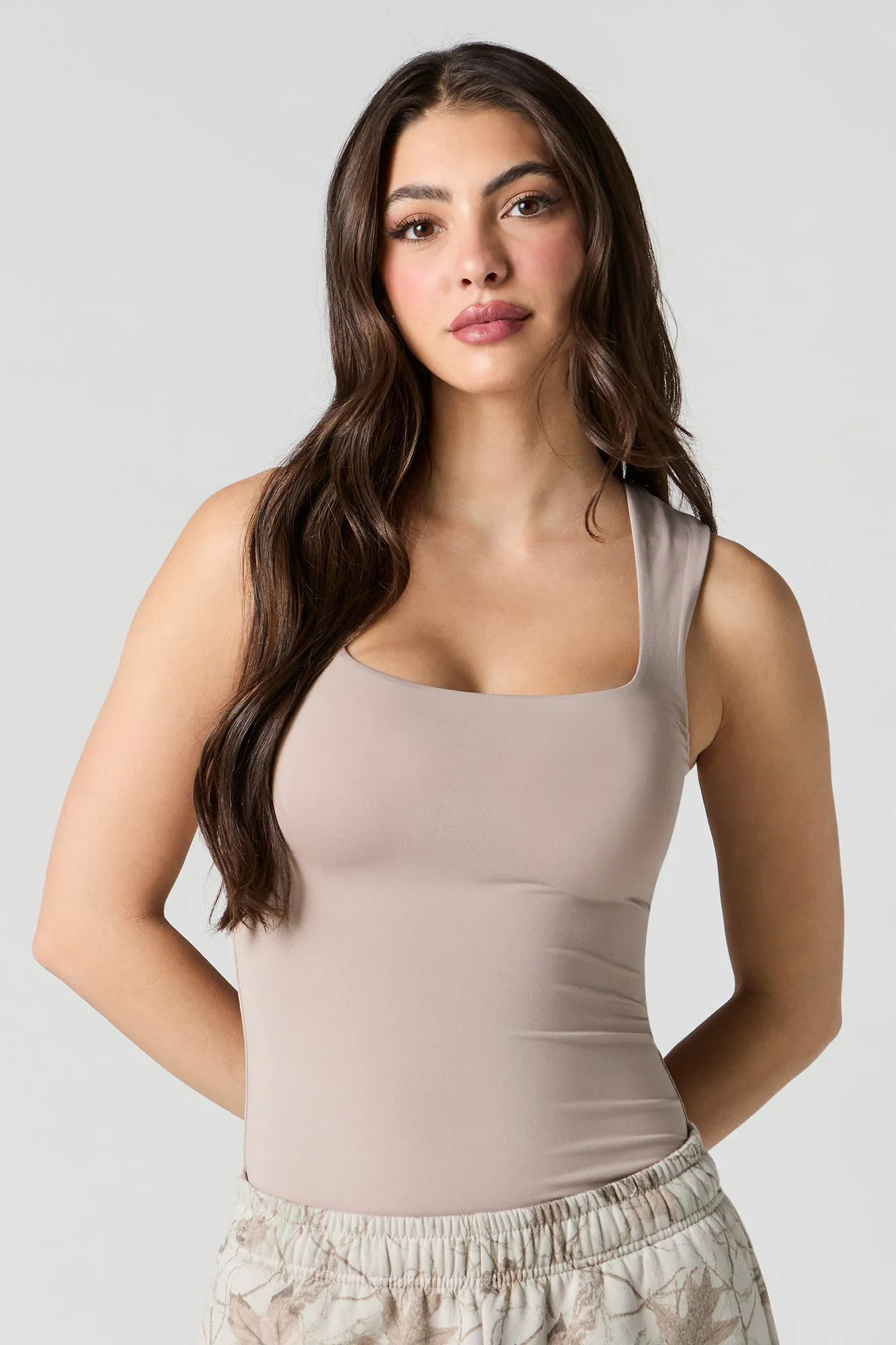 Débardeur-maillot profilé à encolure carrée sold by Urban Planet