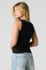 Ribbed Scoop Neck Tank sold by Urban Planet