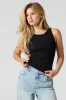 Ribbed Scoop Neck Tank sold by Urban Planet